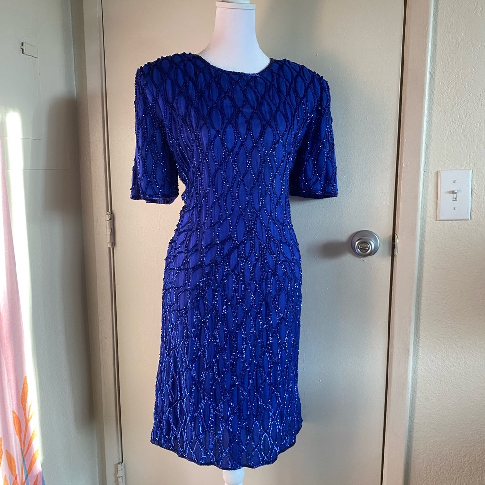 Vintage 80’s NWT JMC Sequin Party Dress